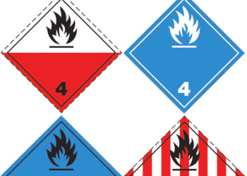 Класс 4: Легковоспламеняющиеся твердые вещества